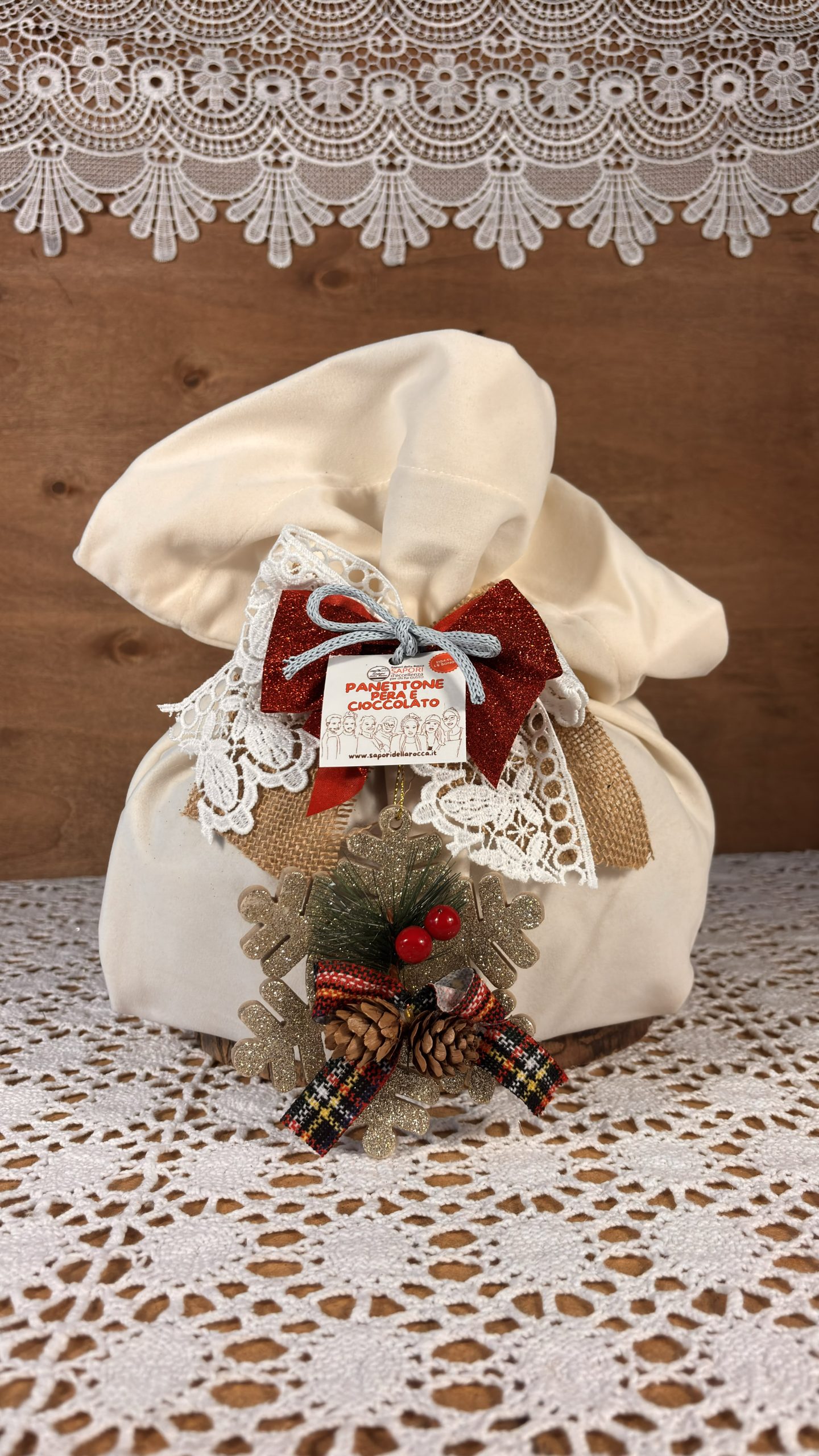 Panettone Pera e Cioccolato – Selezione Sapori della Rocca (1 kg)